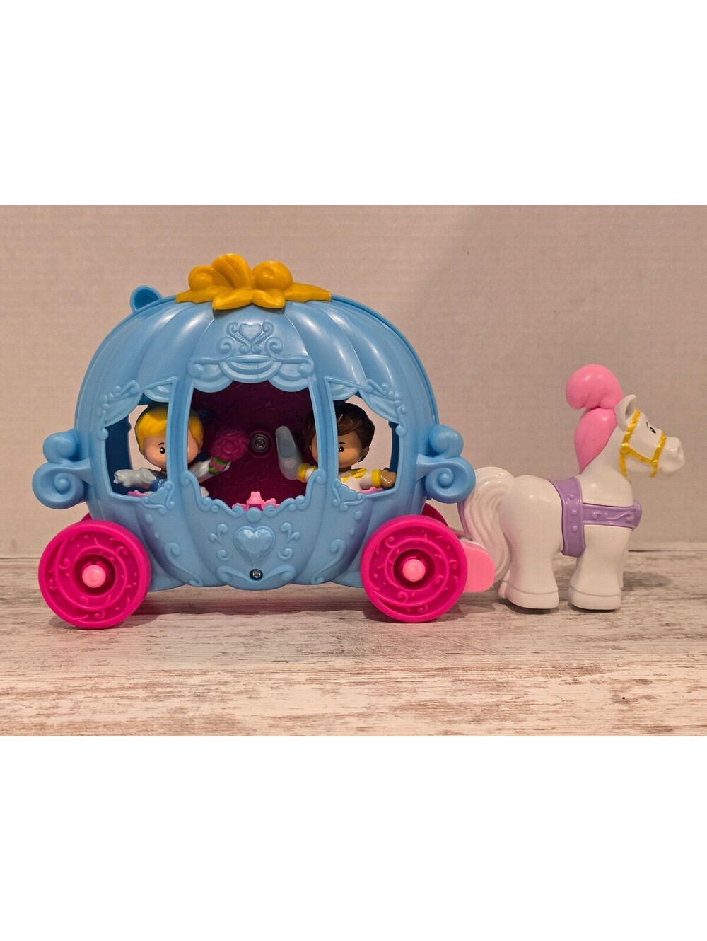 Fisher-Price Little People Cinderella Carriage Playset with Horse and Figures